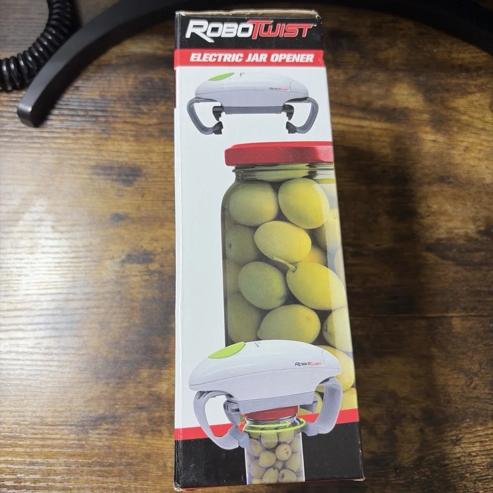 Robotwist Electric Jar Opener 1014FEQX 2016 In Box Arthritis Tool New